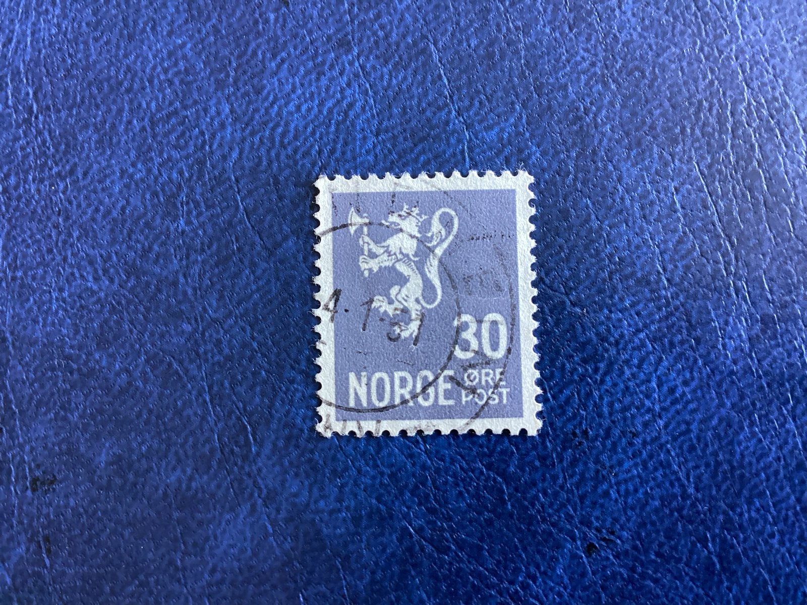 Noorwegen 1949- Mi.343-- 30 Øre Post, Ophalen of Verzenden, Overige landen, Gestempeld