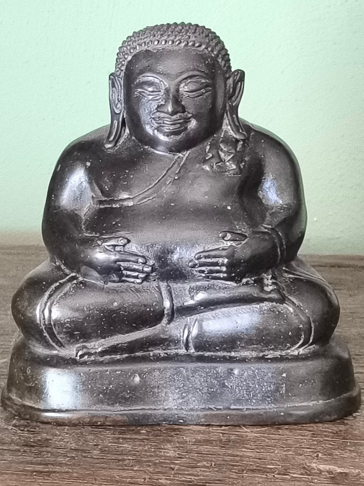 antiek brons Boeddha Thailand 19e eeuw, Ophalen of Verzenden