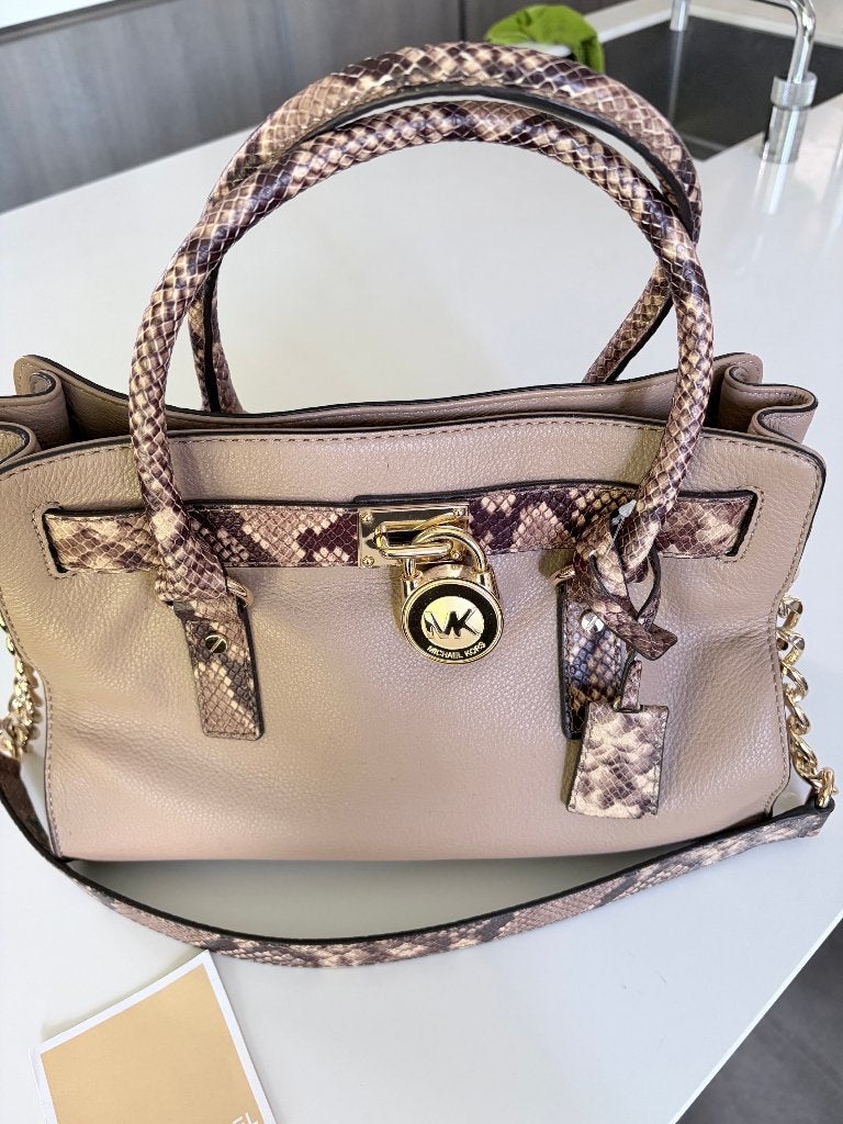Michael Kors tas, Ophalen, Zo goed als nieuw, Beige, Handtas
