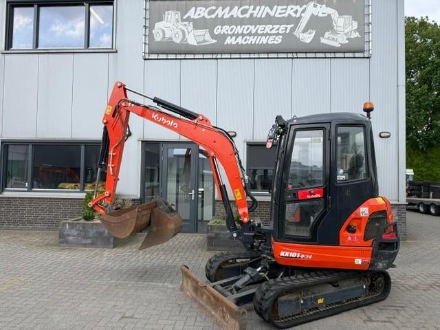 Kubota Kx101-4 Slechts 2000u 3.5T Minigraver Minikraan ZGST, Zakelijke goederen, Machines en Bouw | Kranen en Graafmachines, Ophalen of Verzenden
