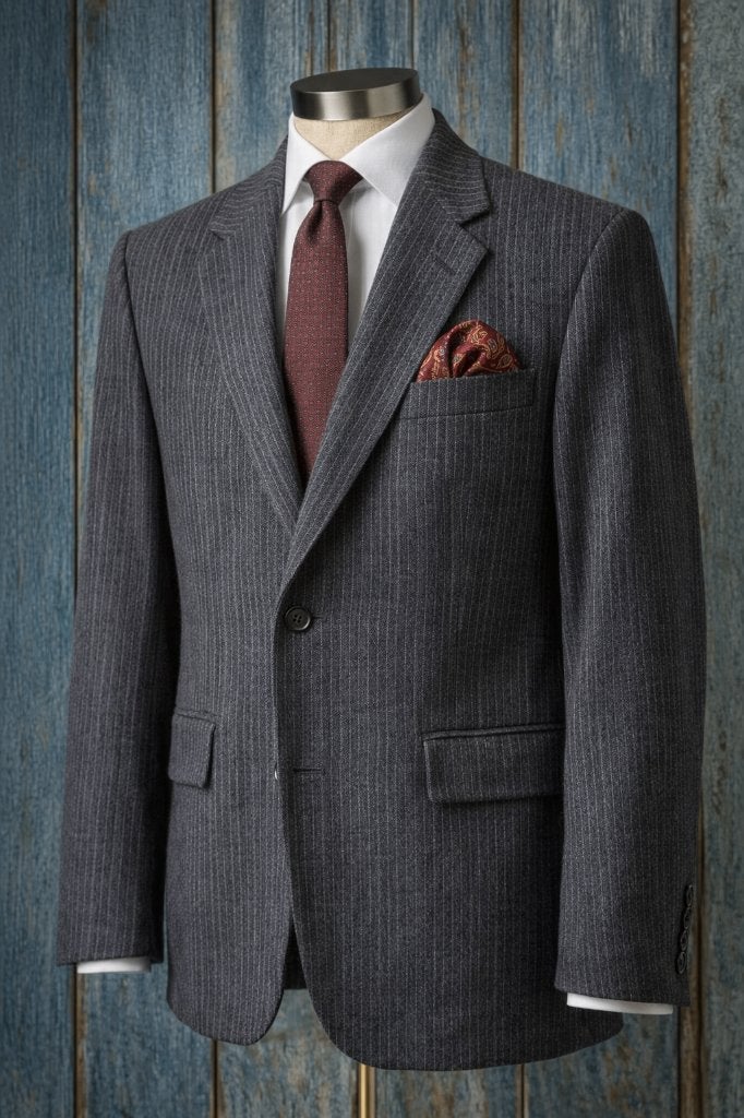 Brenton London vintage herenblazer – 100% scheerwol, Kleding | Heren, Ophalen of Verzenden, Zo goed als nieuw, Brenton, Maat 48/50 (M)