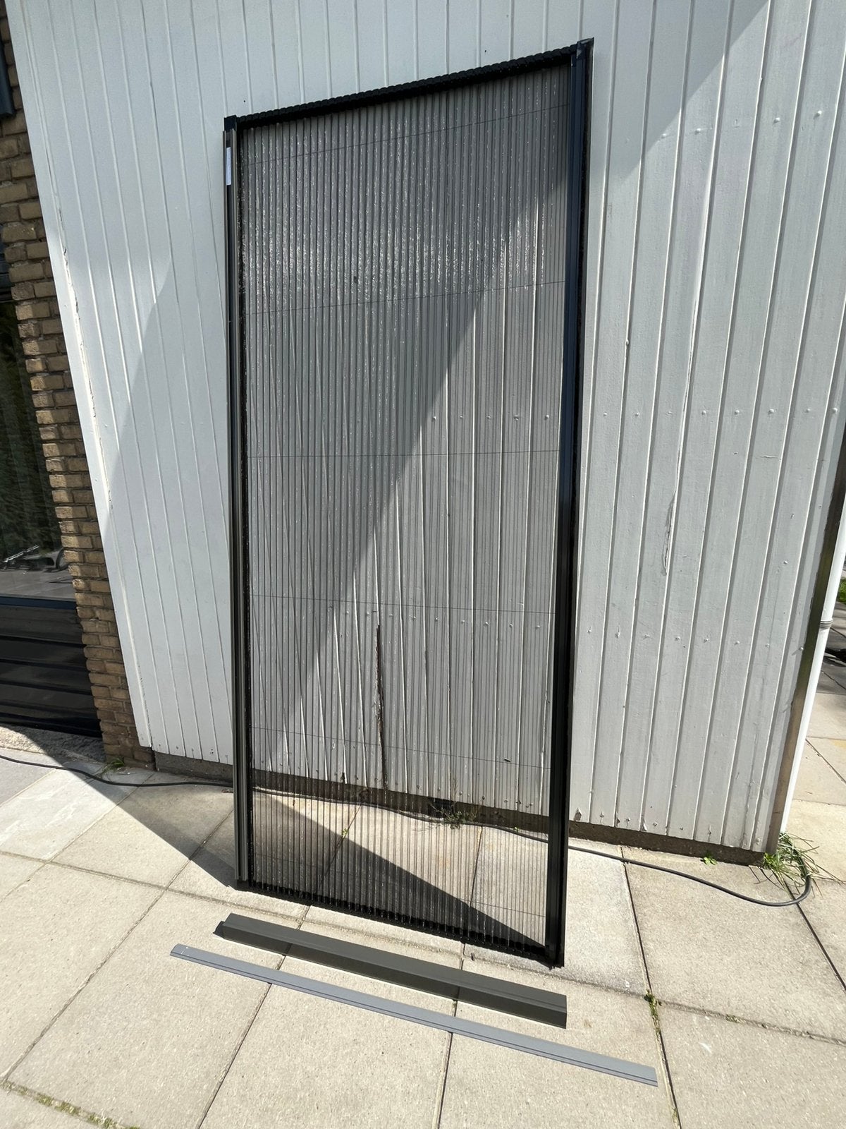 Unilux hordeur in plissé (nieuw) 240x103, 100 tot 150 cm, 200 cm of meer, -, Grijs