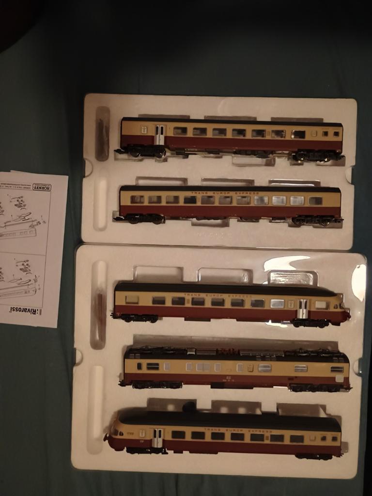 Rivarossi TEE Rae II, Overige merken, Treinset, Gelijkstroom, Ophalen of Verzenden