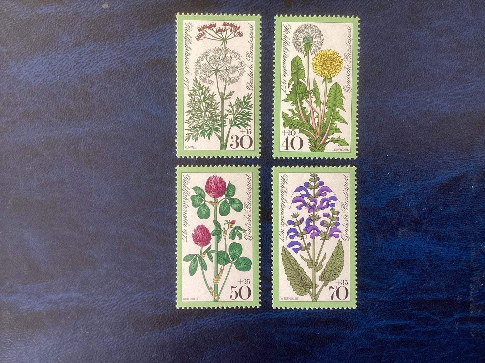 Duitse postzegels 1977 - Wilde bloemen serie postfris, Ophalen of Verzenden, Na 1940, Postfris