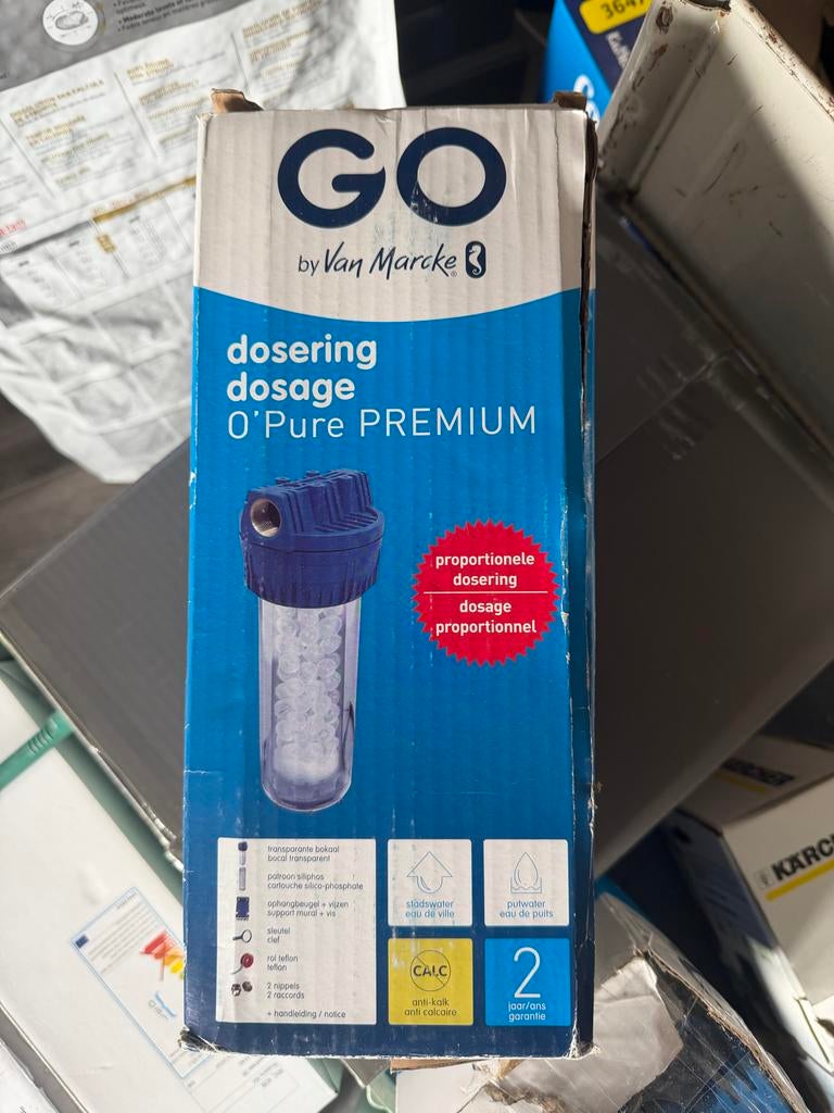 GO by Van Marcke O'Pure Premium waterontharder, Witgoed en Apparatuur, Waterontharders, Nieuw, Ophalen of Verzenden, Onb, Van marcke