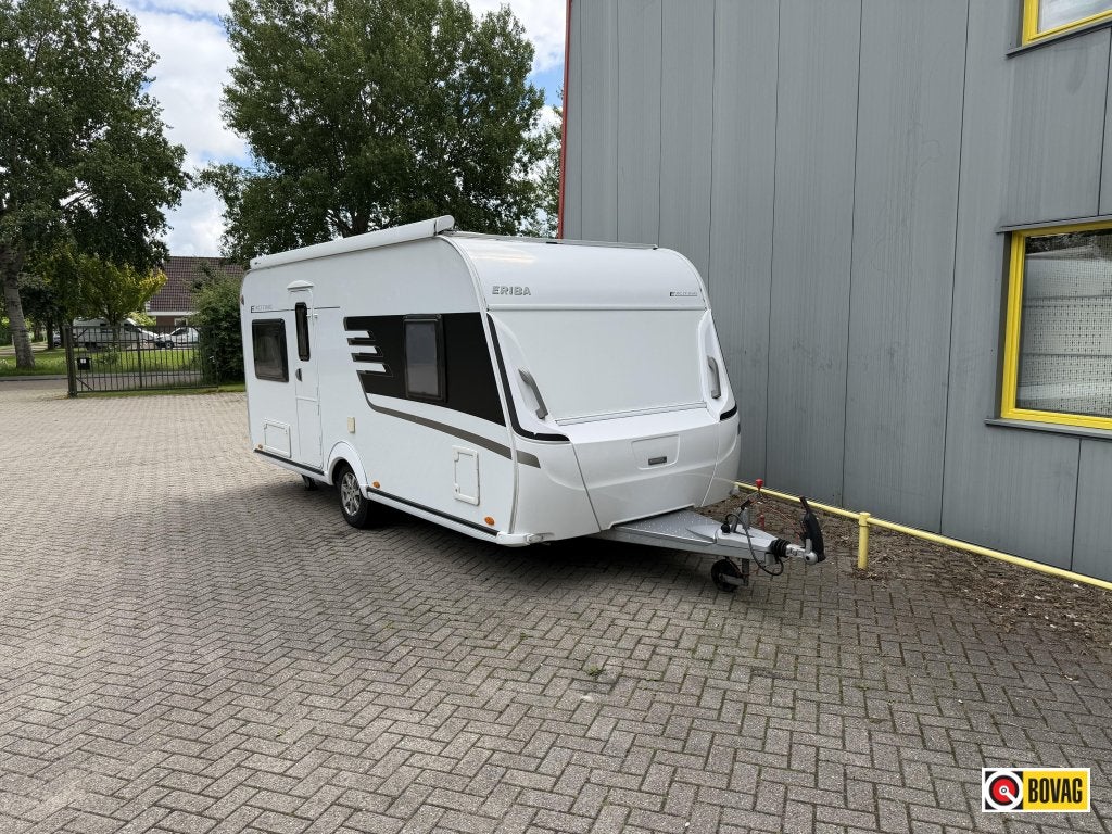 Eriba Exciting 465 Thule cassette luifel, Caravans en Kamperen, Caravans, Rondzit, Bedrijf, Schokbreker, Eriba