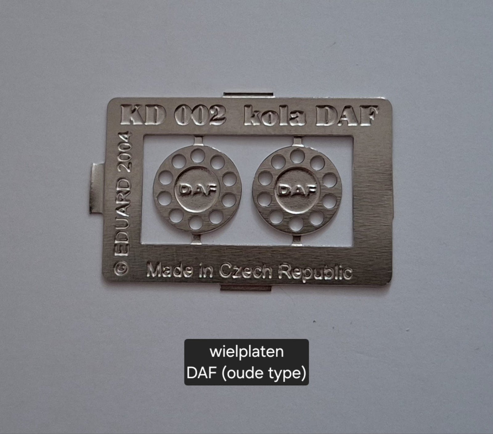 Wielplaten DAF (oude type), Ophalen of Verzenden, Nieuw, Bus of Vrachtwagen, Tekno