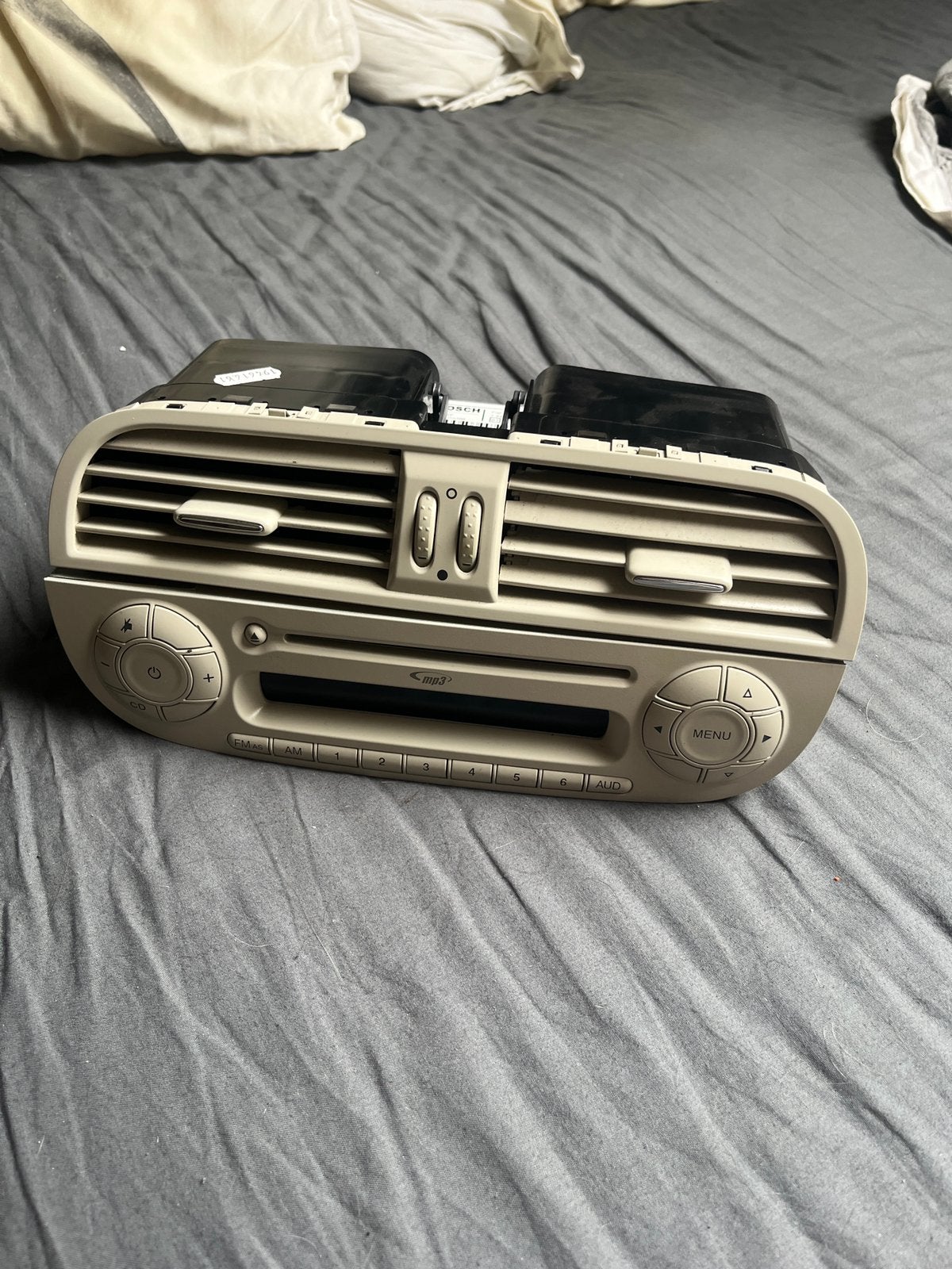 Originele Fiat 500 Radio, Auto diversen, Autoradio's, Ophalen of Verzenden, Zo goed als nieuw