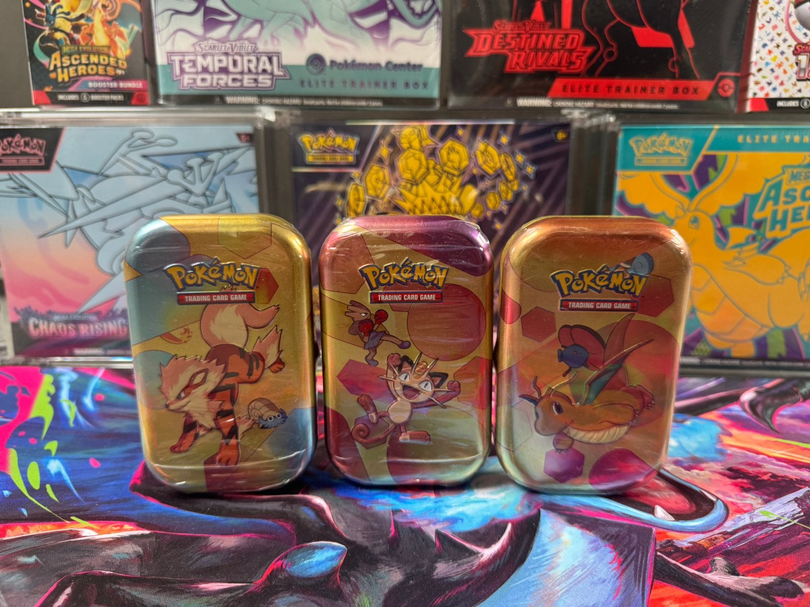 Pokemon 151 Mini Tins, Ophalen of Verzenden, Zo goed als nieuw, Sleeves of Kaarthoesjes