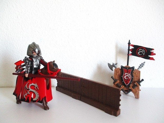 playmobil riddertournooi 5355, Ophalen of Verzenden, Zo goed als nieuw, Complete set, Overige typen