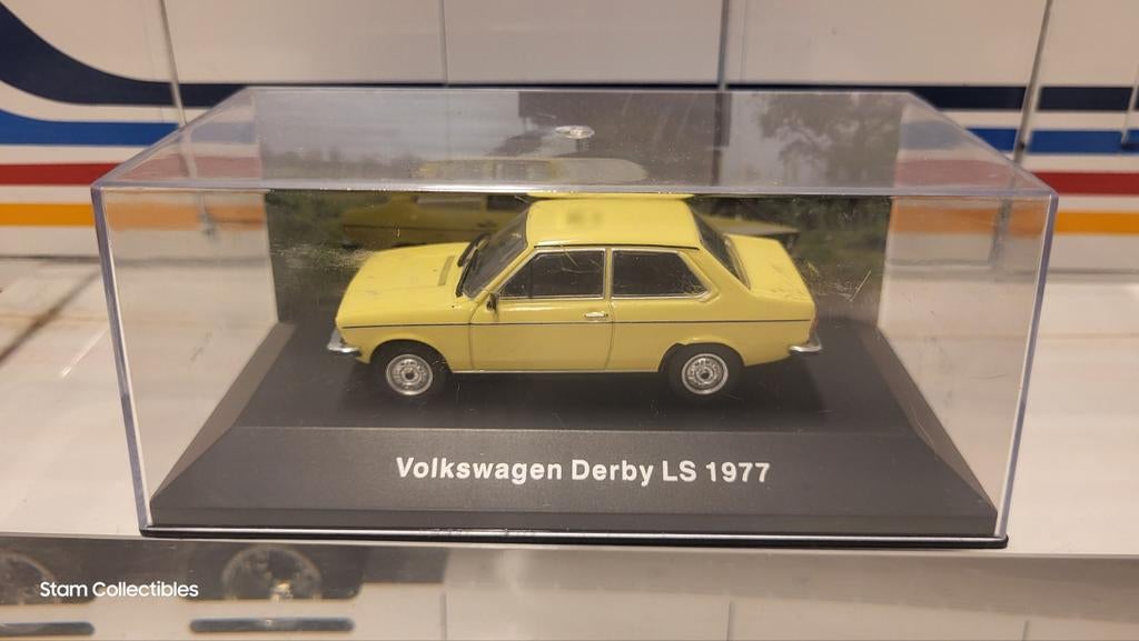 Magazine Models Volkswagen Derby LS Light Yellow - 1977, Overige merken, Auto, Ophalen of Verzenden, Zo goed als nieuw
