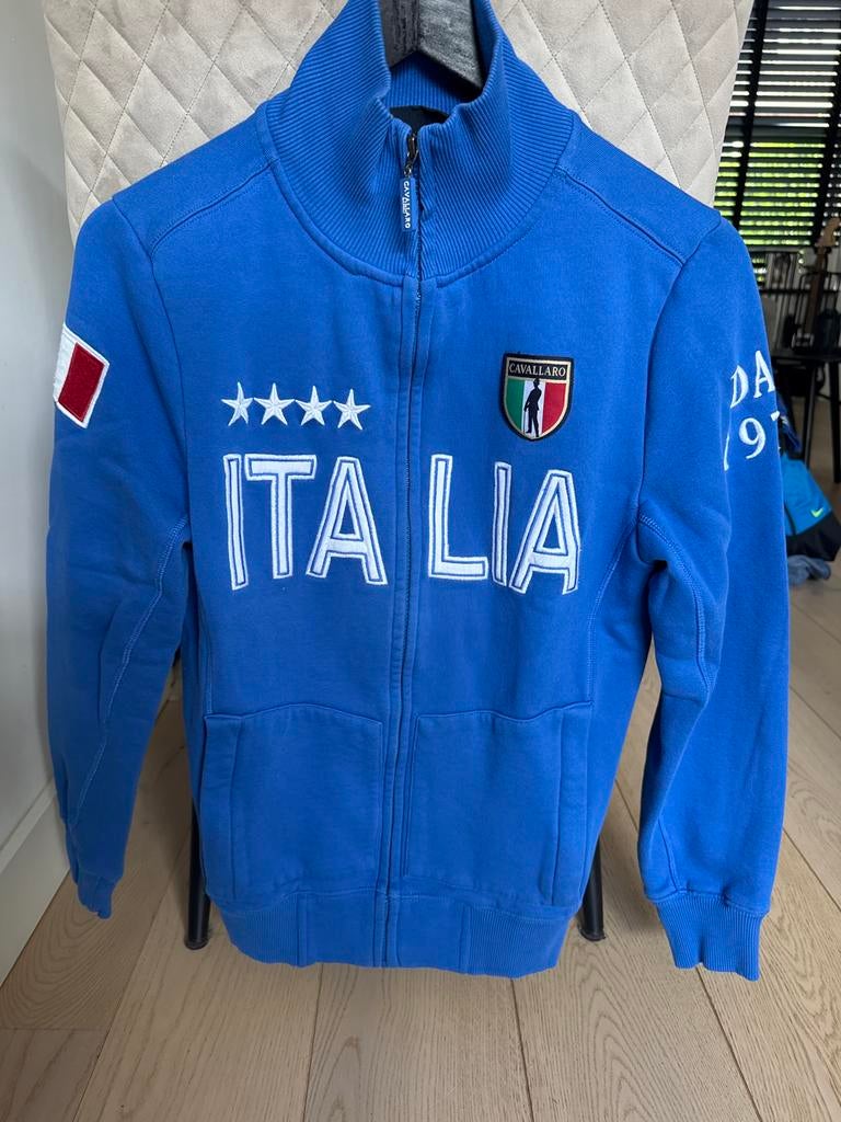Cavallaro jongens vest maat S (176), Ophalen of Verzenden, Zo goed als nieuw, Overige maten, Blauw