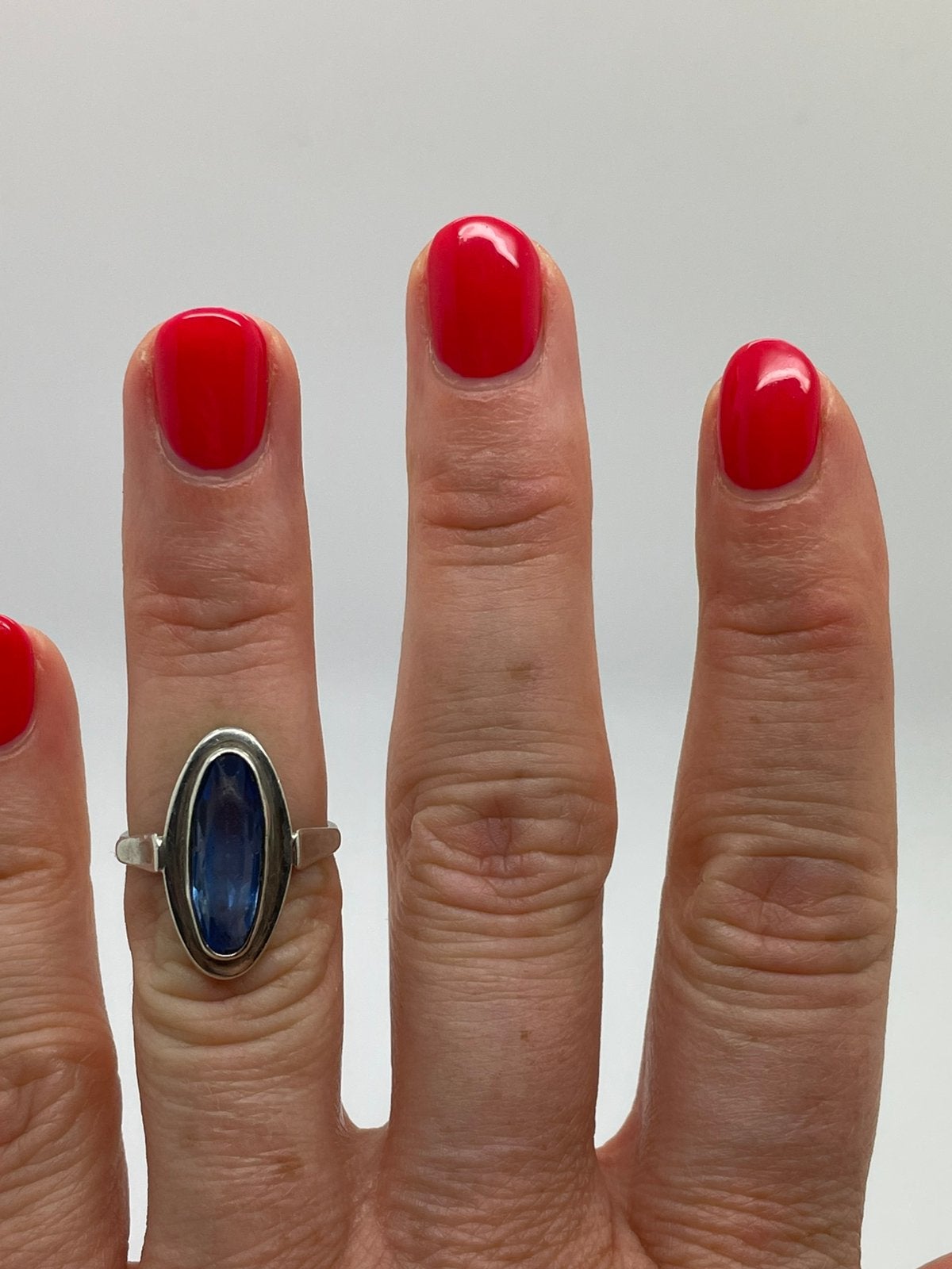 E333 Prachtige 830 zilveren ring art deco maat 16,5, Sieraden, Tassen en Uiterlijk, Ophalen of Verzenden, Zilver, Ring