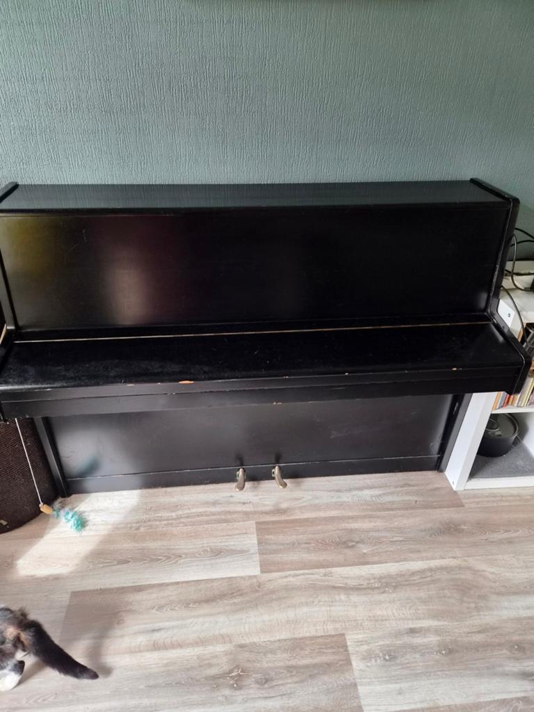Ronisch Zwarte Piano - Gebruikt, Ophalen, Gebruikt, Zwart