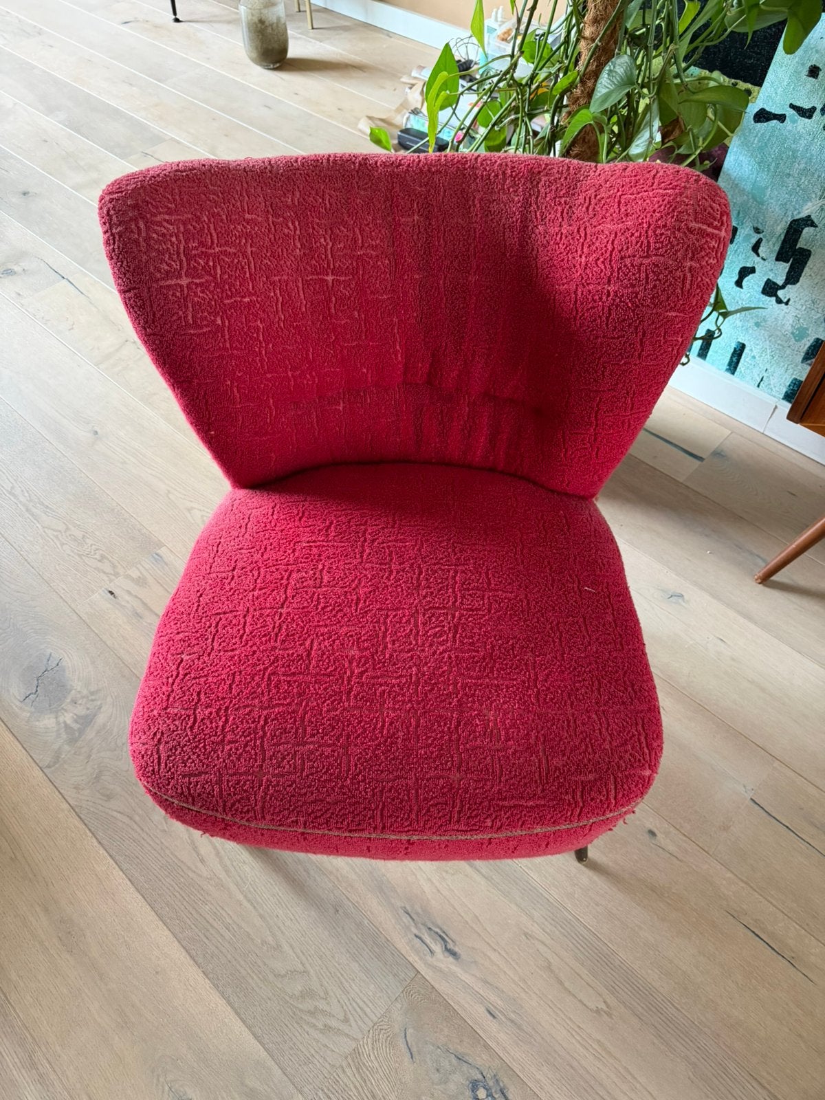 Antiek vintage cocktailstoeltje, Ophalen