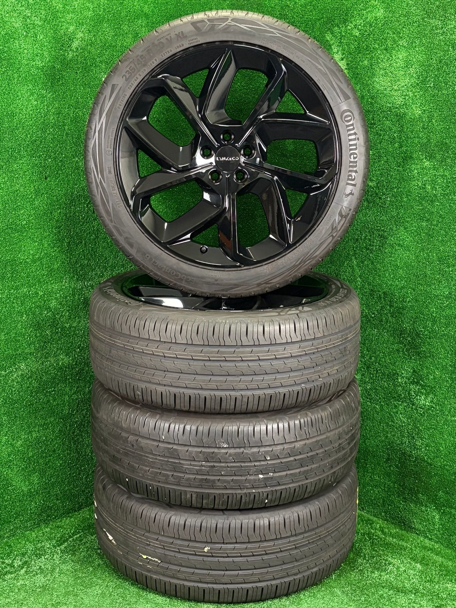 Originele 20 inch Lynk & Co velgen met zomerbanden, Auto-onderdelen, Gebruikt, -, -, Banden en Velgen