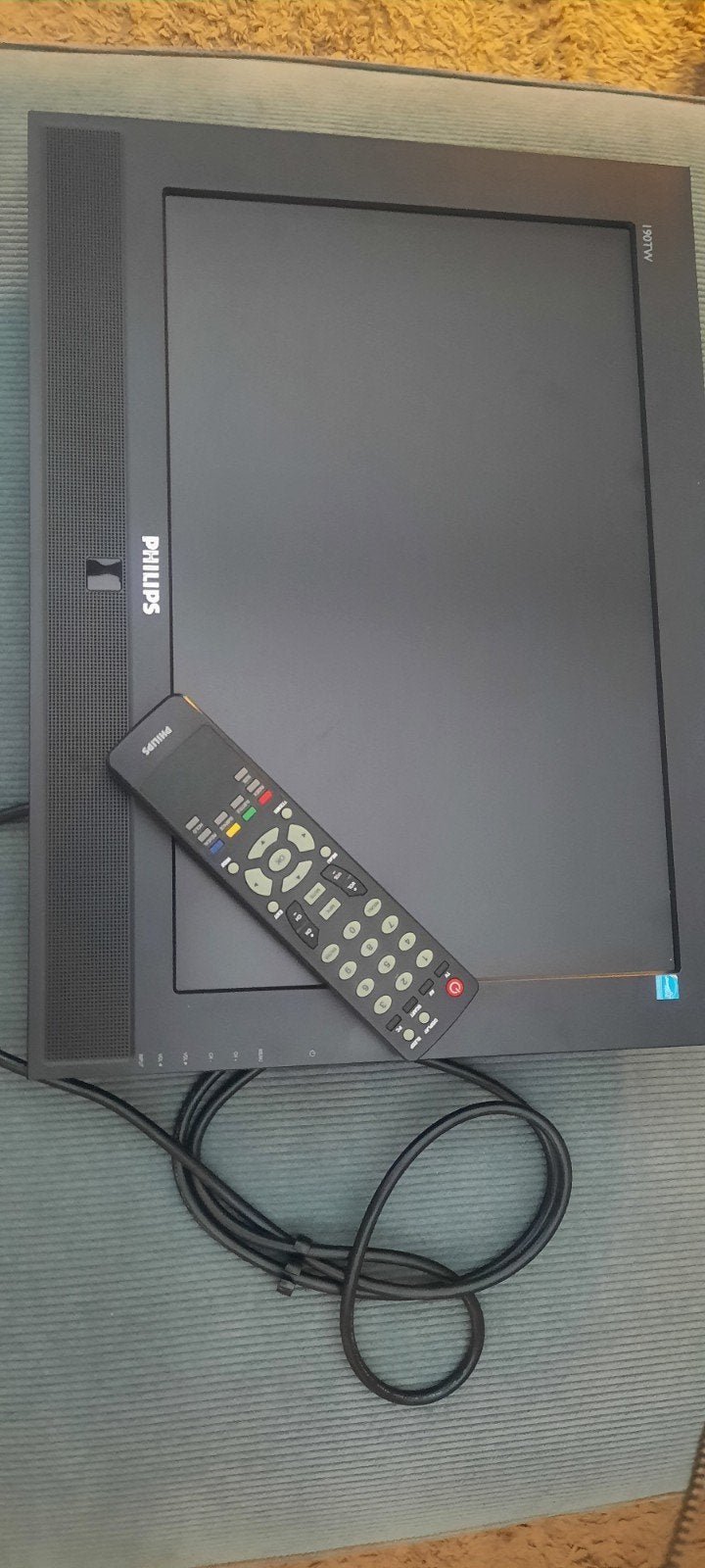 Philips 190TW8FB/00 LCD TV met afstandsbediening, Philips, Gebruikt, 50 Hz, Ophalen of Verzenden