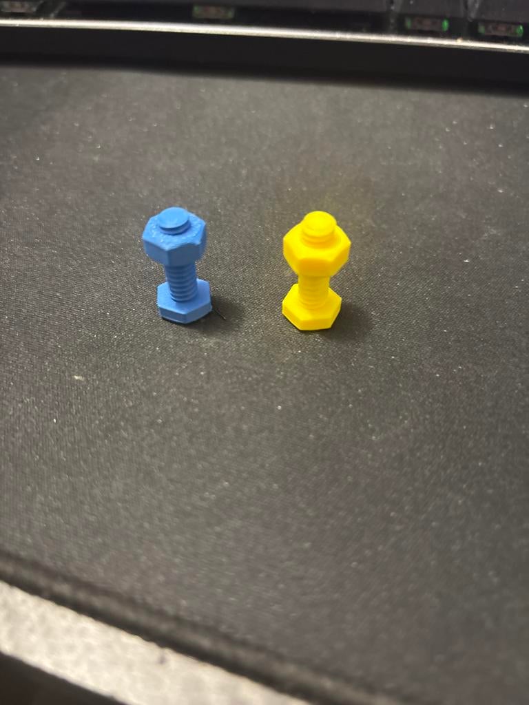 Unieke 3D-geprinte schroeven en bouten op maat, Ophalen of Verzenden, Nieuw, Minder dan 50 mm, Bouten of Moeren