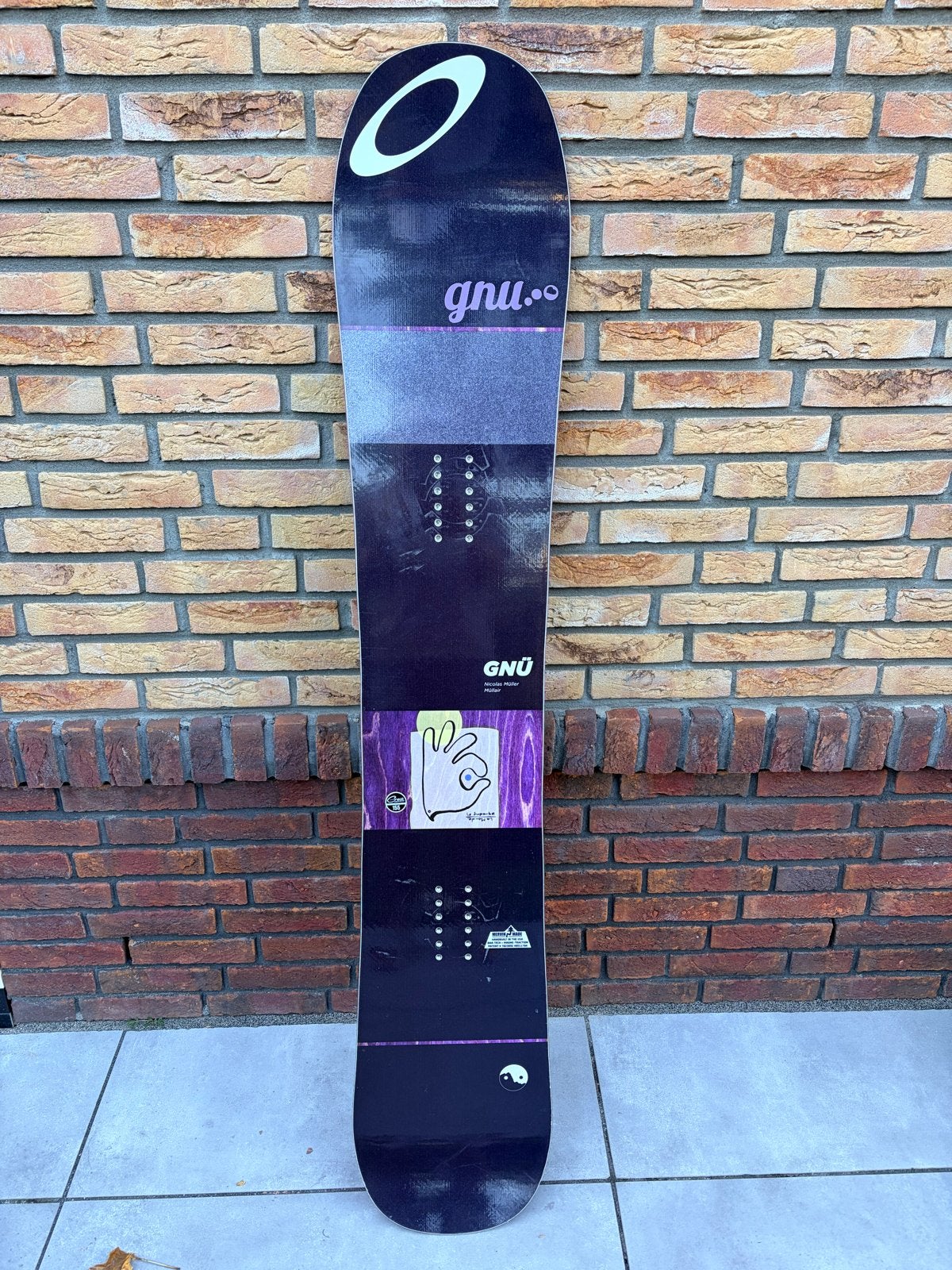 GNU Nicolas Muller The Müllair Snowboard 155 cm, Overige merken, 140 tot 160 cm, Overige typen, Ophalen of Verzenden