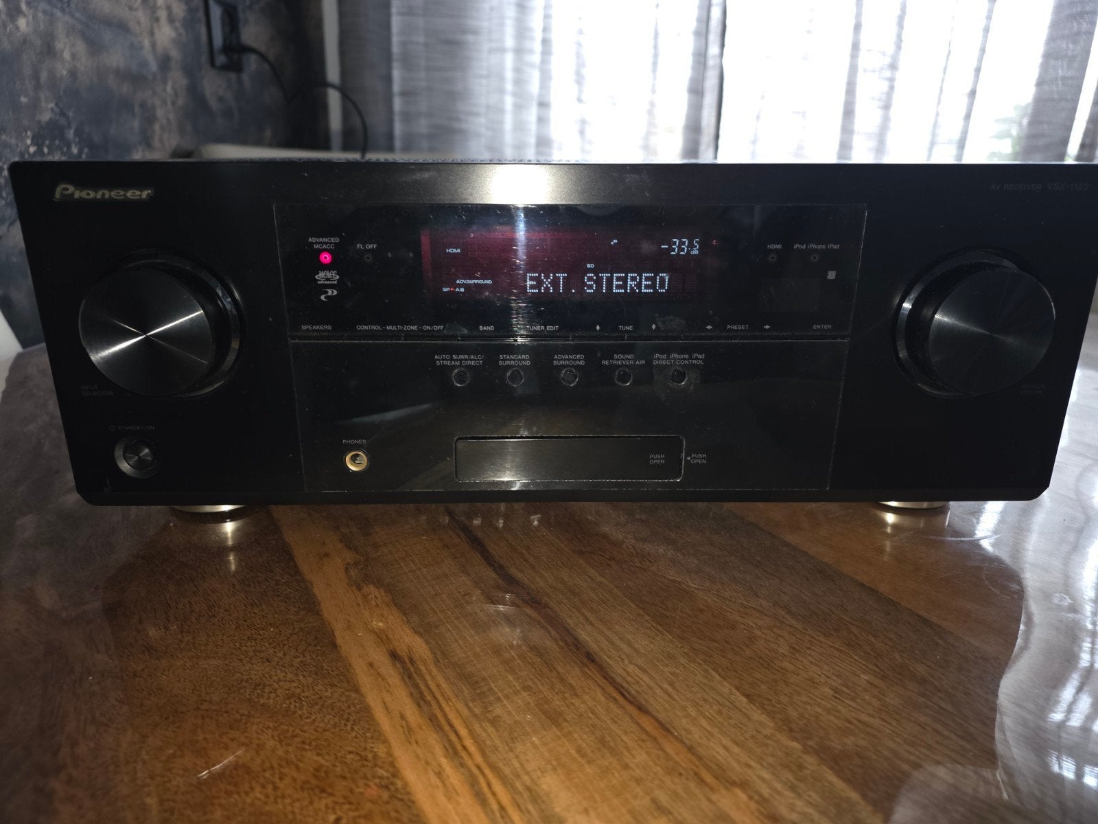 Pioneer reciever vsx-1122, Ophalen, Gebruikt, Pioneer, 120 watt of meer