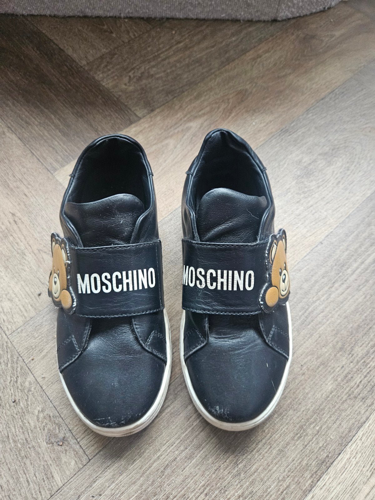 originele Moschino sneakers met teddybeer, maat 33, Gebruikt, Moschino, Jongen of Meisje, Schoenen