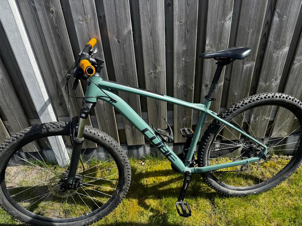 Cube mountainbike groen/oranje, frame L, wielen 29 inch, Gebruikt, 57 cm of meer, Hardtail, Heren