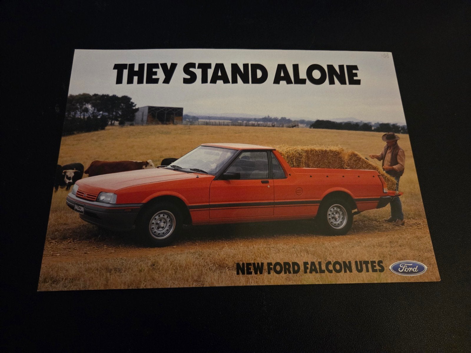 Leaflet Ford Falcon Utes 1988 Australië, Ophalen of Verzenden, Zo goed als nieuw, Ford