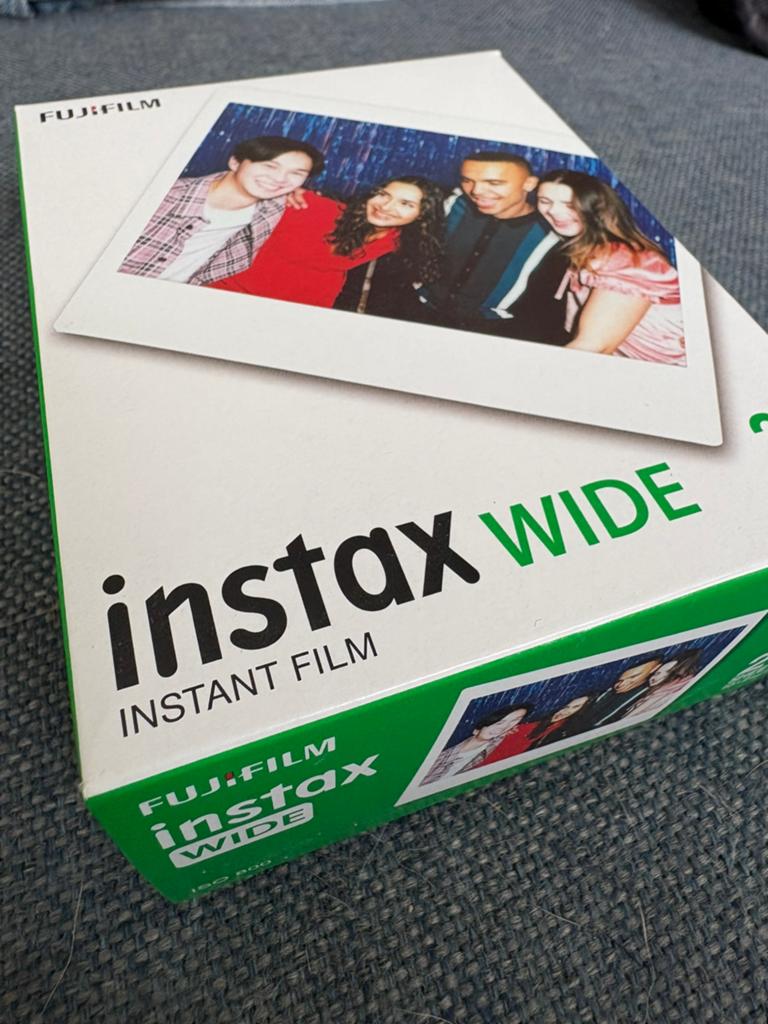 Fujifilm Instax Wide Instant Film - 2x 20 vellen 2 pakken, Instant film, Ophalen, Nieuw, Fujifilm