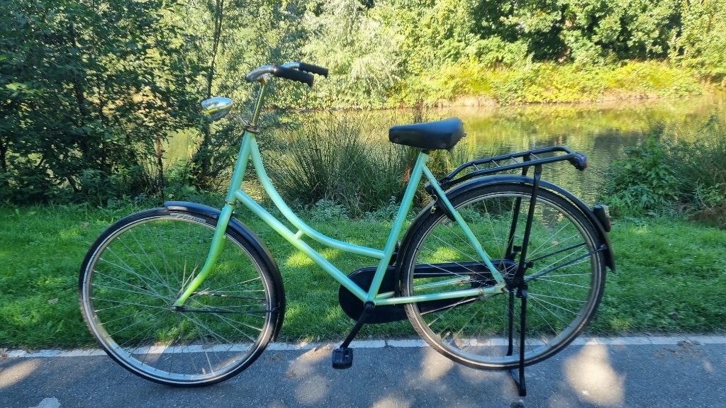 -Stationsfiets Omafiets 28 inch, 56 cm of meer, Ophalen, Gebruikt, Terugtraprem