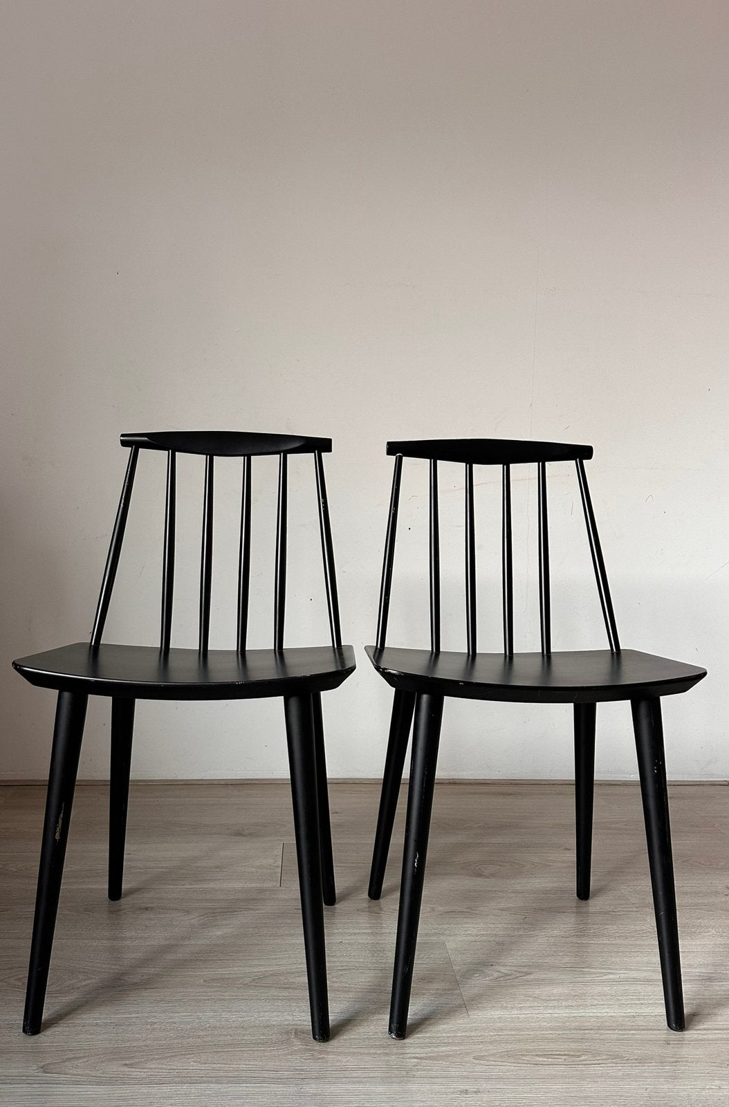 2 Hay J77 design stoelen, Ophalen, Gebruikt, Zwart, Twee