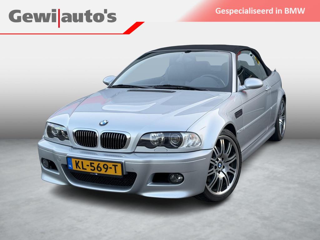 BMW 3-serie Cabrio M3 SMG 41136km!, Auto's, BMW, Achterwielaandrijving, Gebruikt, Zwart, Cabriolet