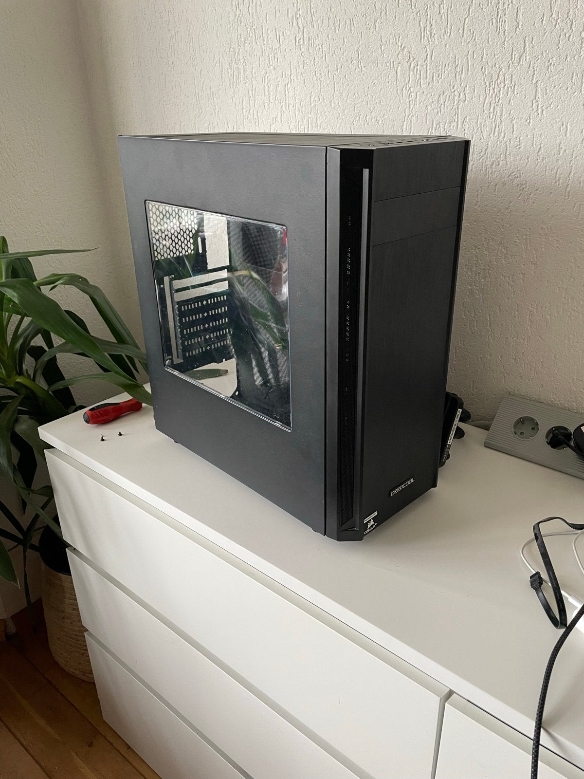 Deepcool Matrexx 55 V3 computer case, Computers en Software, Computerbehuizingen, Ophalen of Verzenden, Zo goed als nieuw