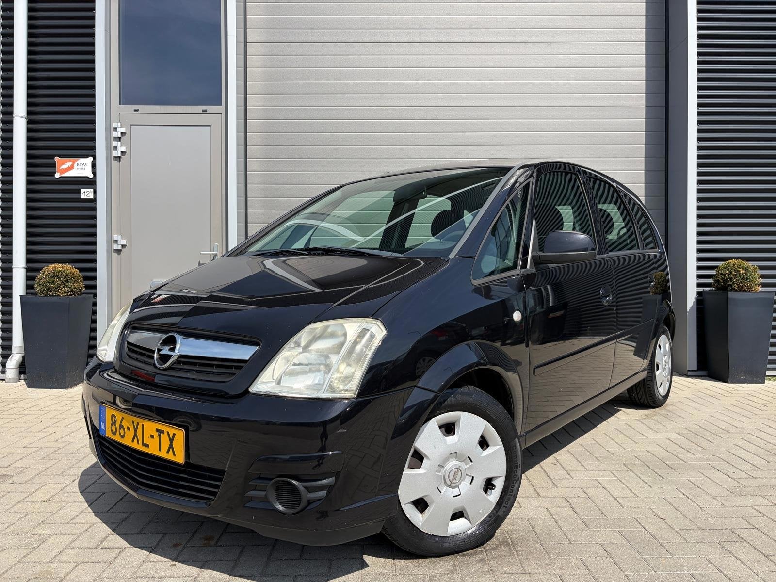 Opel Meriva 1.4-16V Business/128.000 NAP/Airco/Trekhaak/Meta, Voorwielaandrijving, Stof, Gebruikt, Zwart