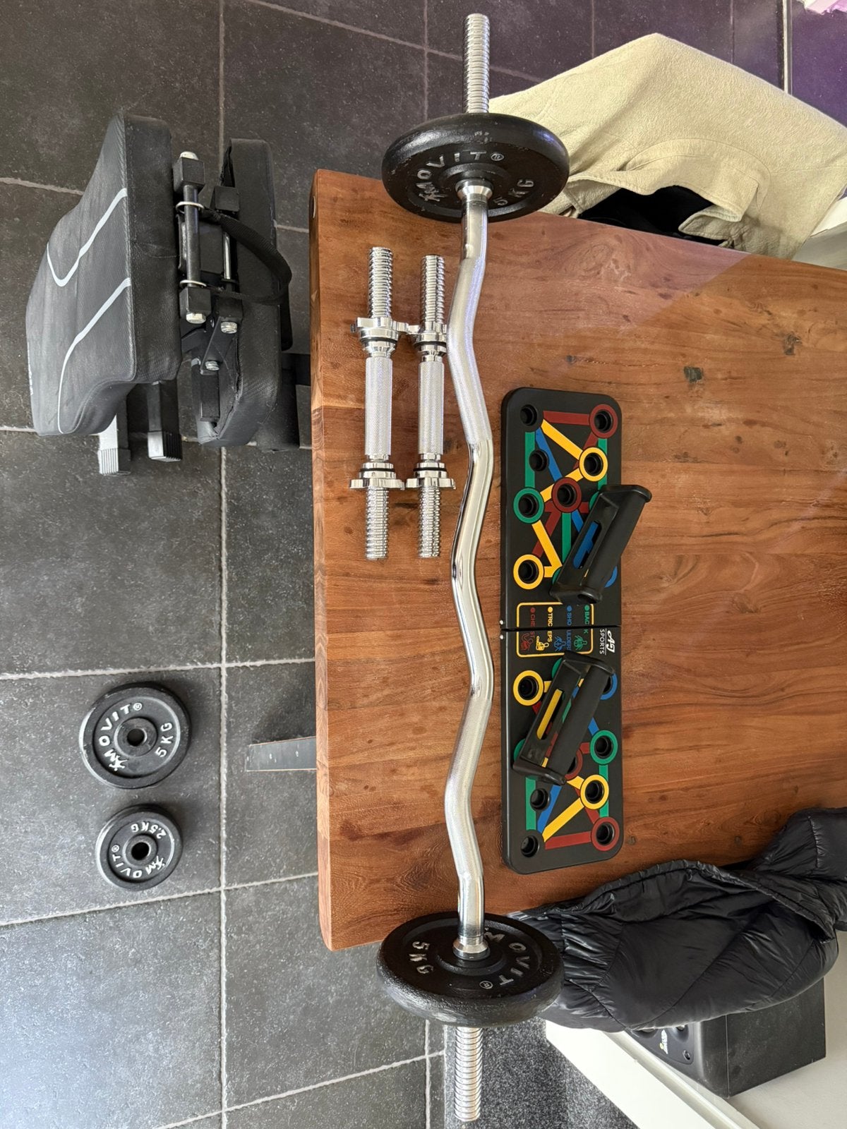 Complete fitnessset, Ophalen, Nieuw