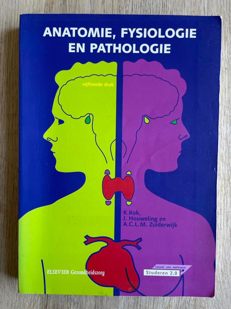 J. Houweling - Anatomie, fysiologie en pathologie, Overige wetenschappen, Ophalen of Verzenden, Zo goed als nieuw, J. Houweling; K. Kok; A.C.L.M. Zuiderwijk
