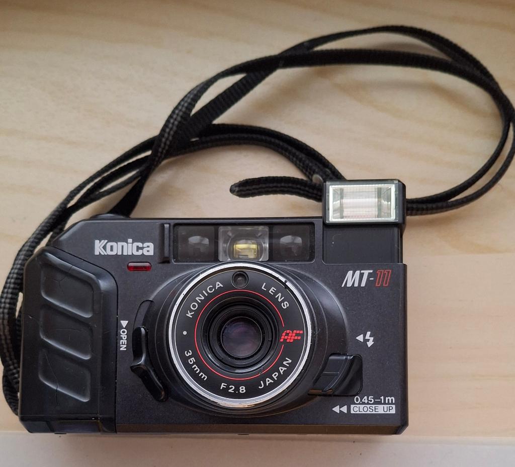 Konica MT-11, Ophalen of Verzenden, Gebruikt, Compact, Konica