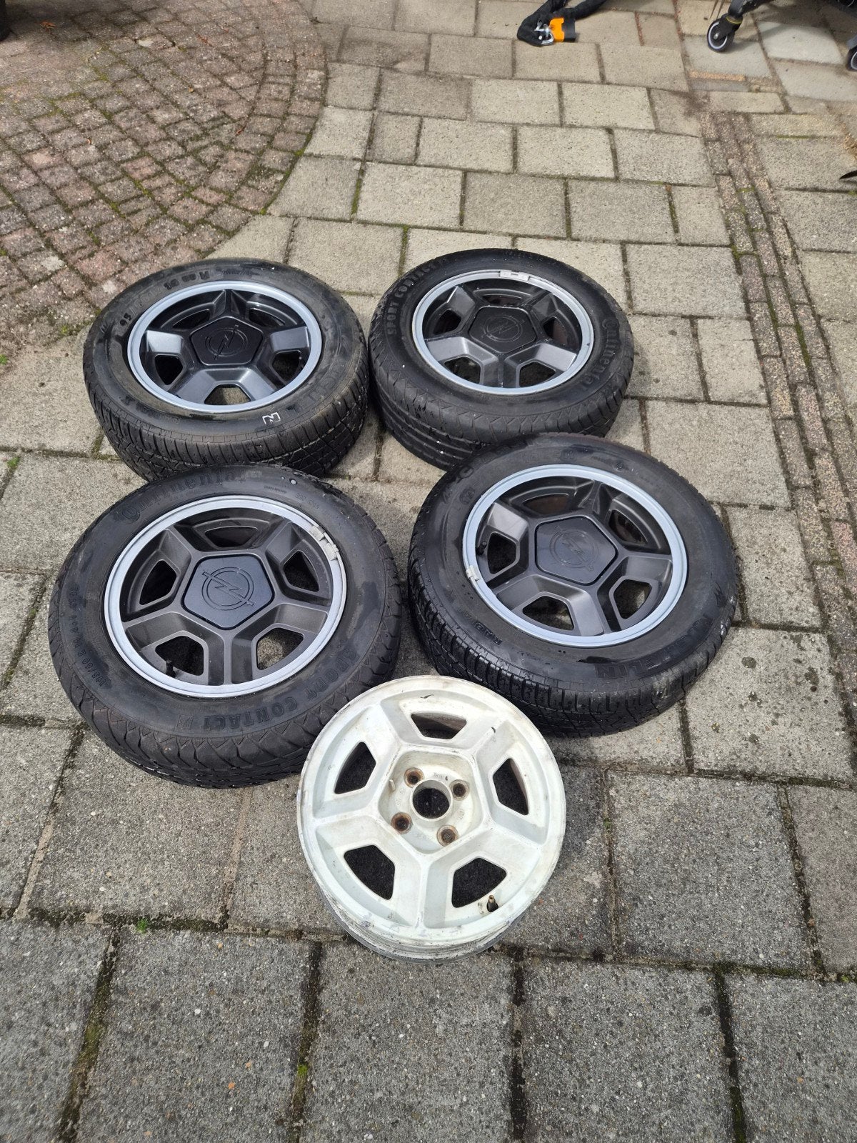 set van 4 originele ronal opel manta velgen, Auto-onderdelen, Banden en Velgen, Ophalen, 14 inch, Velg(en), 185 mm