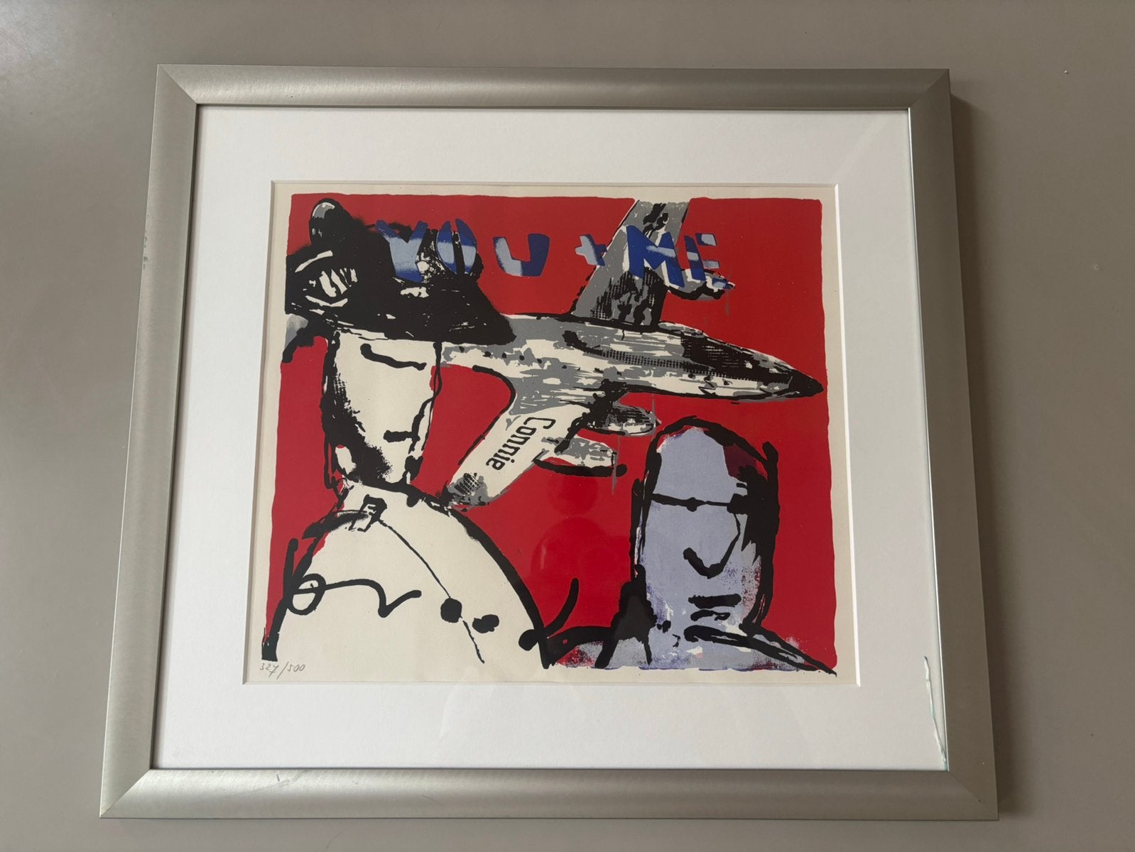 Herman Brood “you and me” zeefdruk, Ophalen