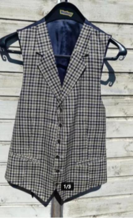 Suitsupply gilet zijde linnen wol mix maat 48 nieuwstaat, Overige kleuren, Maat 48/50 (M), Ophalen of Verzenden, Zo goed als nieuw