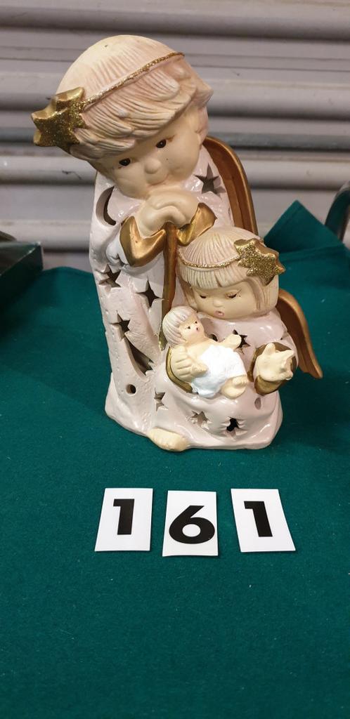 kerstbeeld waxinehouder aardewerk  [161 ], Diversen, Kerst, Ophalen of Verzenden, 'T Olde Gre-j, Info@toldegrej.nl, Endepoelstraat 20f Didam