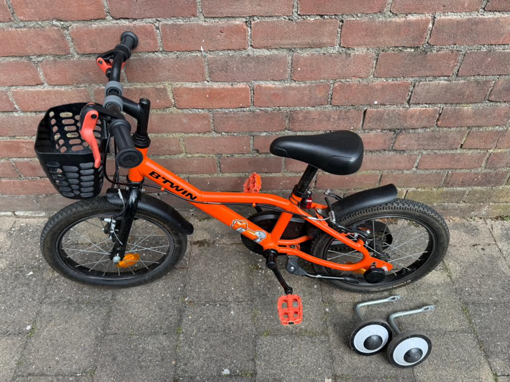 Btwin 16inch fiets, Fietsen en Brommers, Ophalen of Verzenden, Gebruikt, Minder dan 16 inch