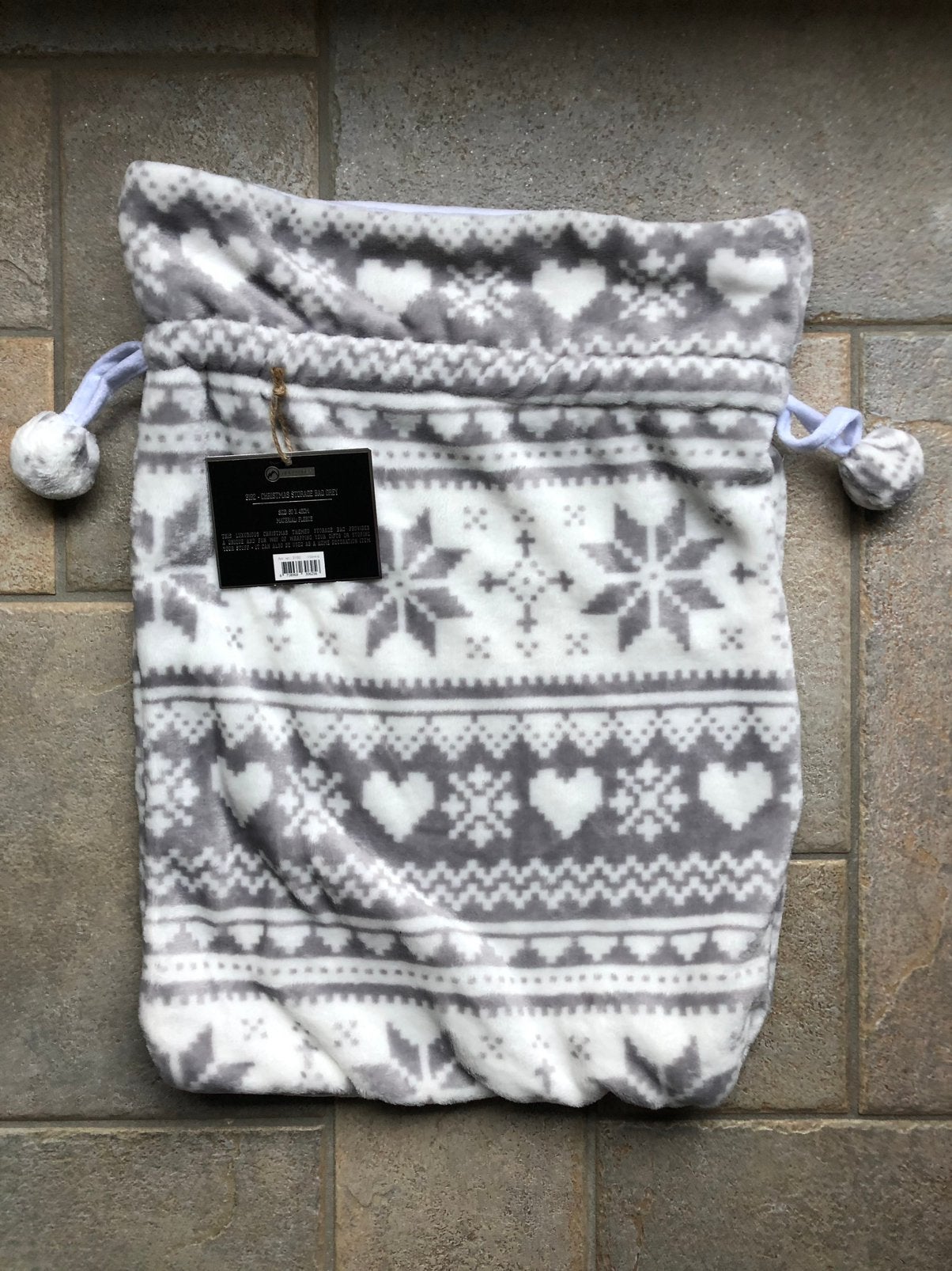 Nieuwe kerstzak van fleece 60 x 45 cm van Norlander, Ophalen of Verzenden, Nieuw