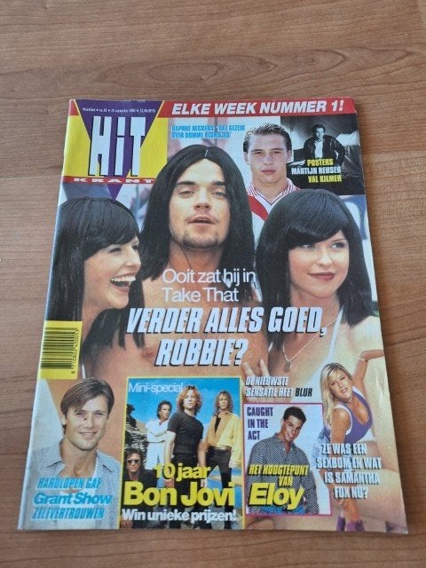 Hitkrant 1995 Robbie Williams Scatman Samantha Fox Rednex, Verzamelen, Verzenden, 1980 tot heden, Nederland, Tijdschrift
