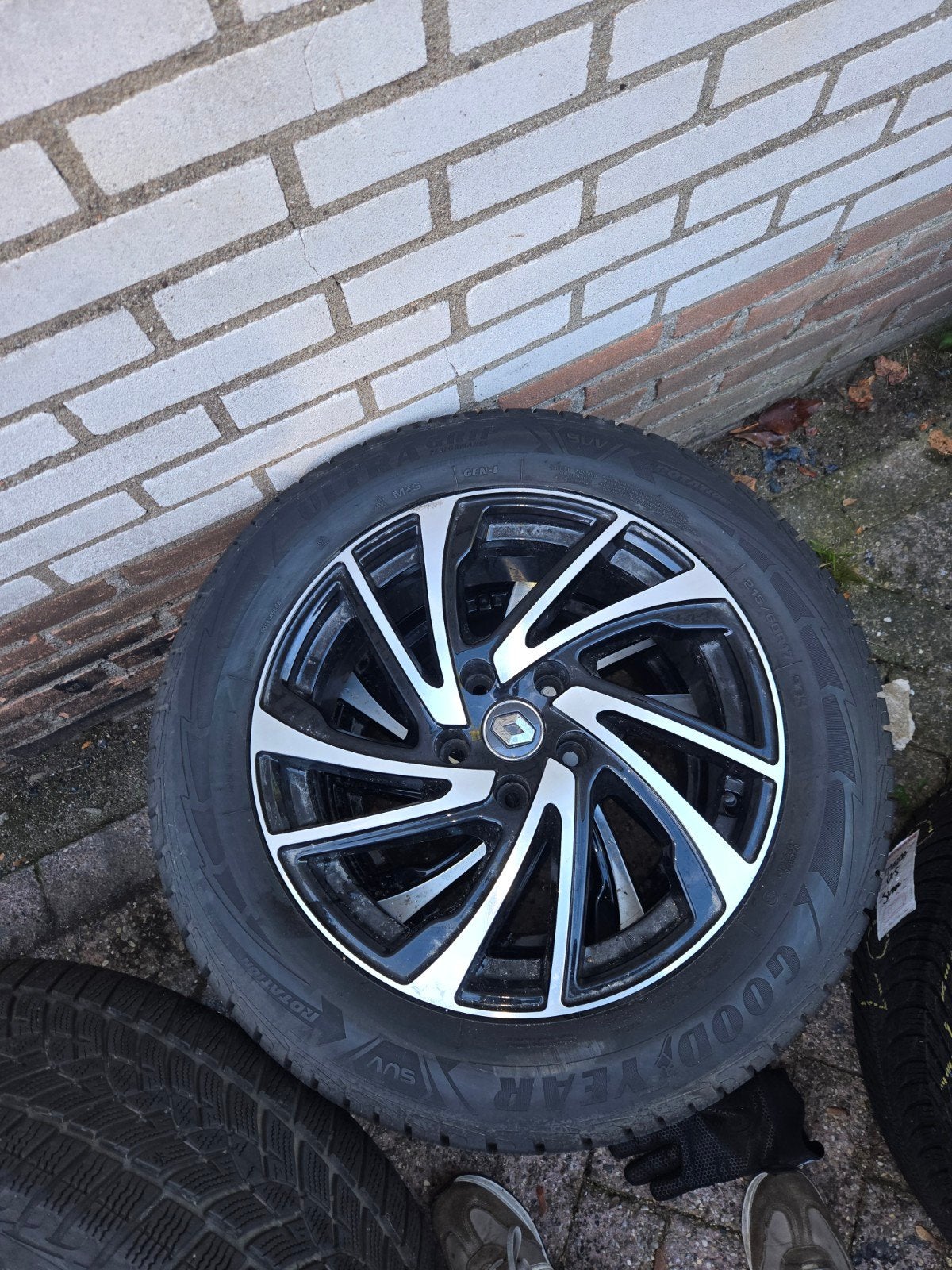 Renault captur lm velgen incl winterbanden, Ophalen, 215 mm, 17 inch, Winterbanden