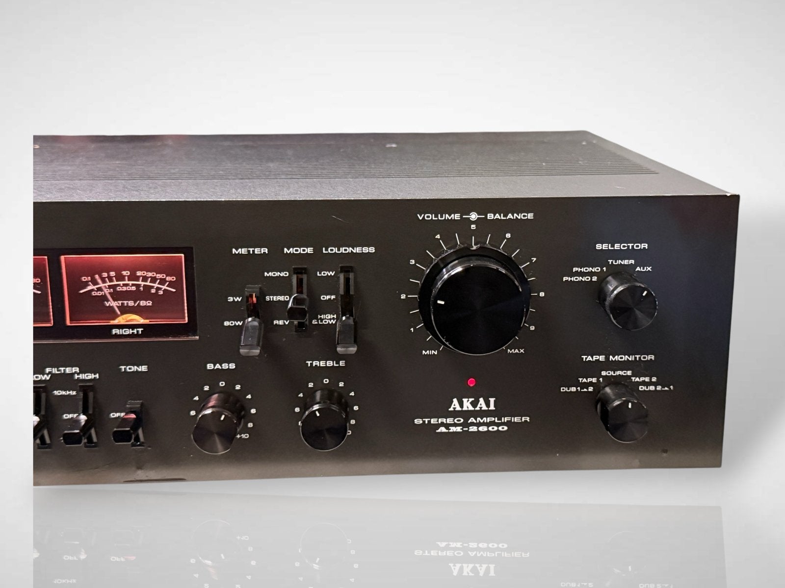 Vintage Akai AM-2600 Stereo Versterker - Goed Werkend, Gebruikt, Akai, Ophalen of Verzenden, 60 tot 120 watt