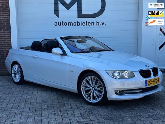 BMW 3-serie Cabrio 320i High Executive -M Sport-Origineel NL, Auto's, BMW, Automaat, Euro 5, Achterwielaandrijving, Zwart
