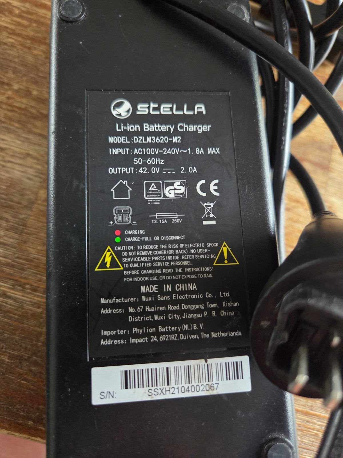 Stella Li-ion Batterijlader DZLM3620-M2, Ophalen of Verzenden, Gebruikt