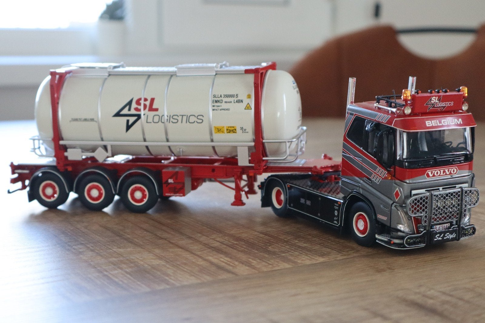 Tekno SL logistics "platbaas", Ophalen of Verzenden, Zo goed als nieuw, Bus of Vrachtwagen, Tekno