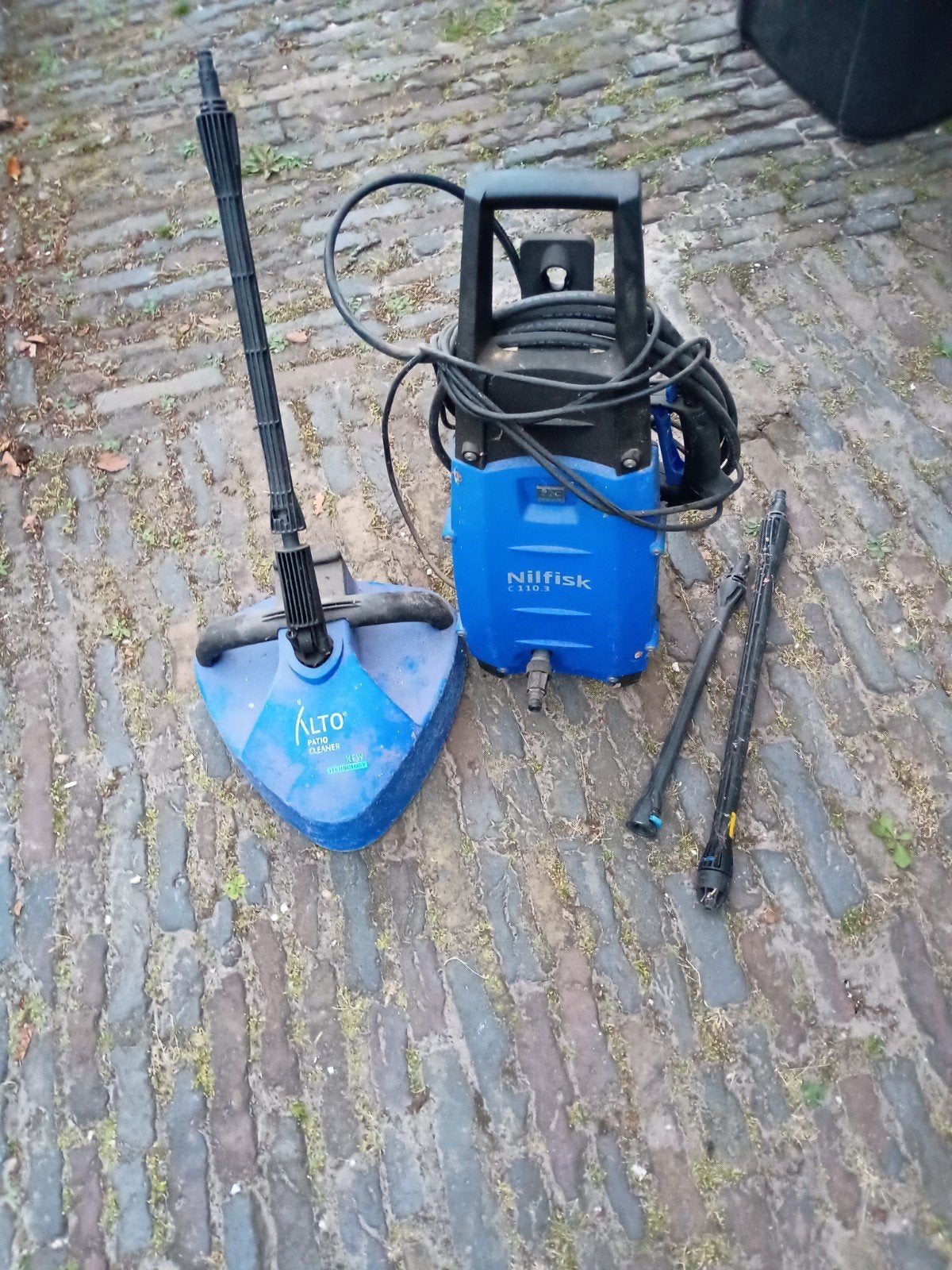 Nilfisk C 110.3 hogedrukreiniger met terrasreiniger, Ophalen of Verzenden, Zo goed als nieuw, Elektrisch, Nilfisk