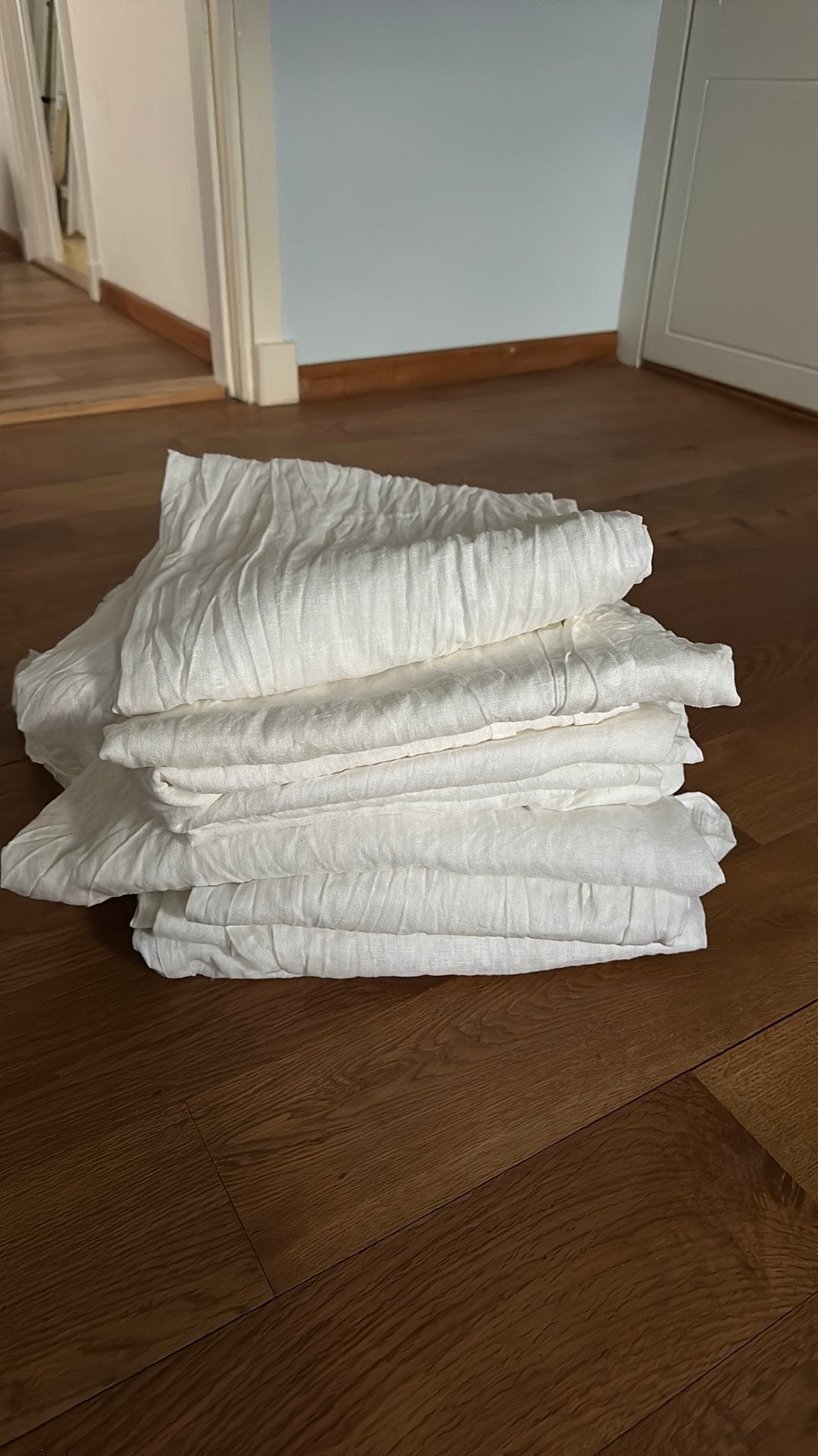 4 paar ongebruikte linnen IKEA Dytag gordijnen, Huis en Inrichting, Stoffering | Gordijnen en Lamellen, Ophalen, Nieuw, 200 cm of meer